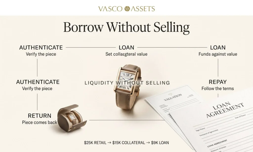 borrow without selling